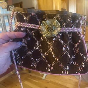 Elegant Brown Quilted Women's Bag